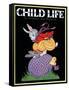 Happy Easter - Child Life, April 1928-Hazel Frazee-Framed Stretched Canvas