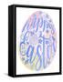 Happy Easter Egg Pink-Cora Niele-Framed Stretched Canvas