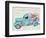 Happy Easter Inc Old Truck Collection-Sheena Pike Art And Illustration-Framed Giclee Print