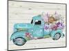 Happy Easter Inc Old Truck Collection-Sheena Pike Art And Illustration-Mounted Giclee Print