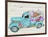 Happy Easter Inc Old Truck Collection-Sheena Pike Art And Illustration-Framed Giclee Print