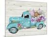 Happy Easter Inc Old Truck Collection-Sheena Pike Art And Illustration-Mounted Giclee Print