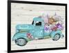 Happy Easter Inc Old Truck Collection-Sheena Pike Art And Illustration-Framed Giclee Print
