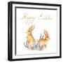 Happy Easter Spring Bunny II-Andi Metz-Framed Art Print