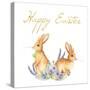 Happy Easter Spring Bunny II-Andi Metz-Stretched Canvas