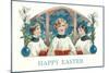 Happy Easter, Three Altar Boys-null-Mounted Art Print