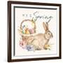 Happy Easter VII Hello Pineneedle Green-Silvia Vassileva-Framed Premium Giclee Print