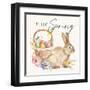 Happy Easter VII Hello Pineneedle Green-Silvia Vassileva-Framed Art Print