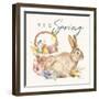 Happy Easter VII Hello Pineneedle Green-Silvia Vassileva-Framed Art Print