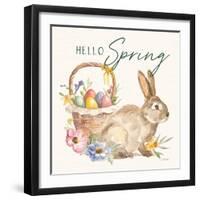 Happy Easter VII Hello Pineneedle Green-Silvia Vassileva-Framed Art Print