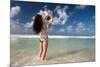 Happy Family Enjoy Summer Vacation in Mexico.-Yaro-Mounted Photographic Print