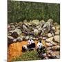 Happy Family (Pandas) 1993-Komi Chen-Mounted Giclee Print