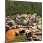 Happy Family (Pandas) 1993-Komi Chen-Mounted Giclee Print