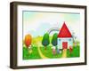 Happy Family-TongRo-Framed Giclee Print