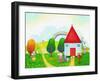 Happy Family-TongRo-Framed Giclee Print