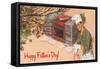 Happy Father's Day, Autumn Barbecue-null-Framed Stretched Canvas