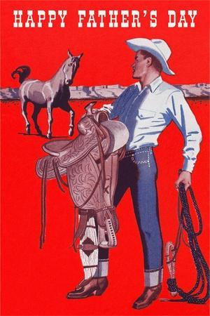 'Happy Father's Day, Cowboy' Prints | AllPosters.com