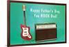 Happy Father's Day, You Rock Dad-null-Framed Art Print