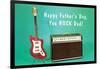 Happy Father's Day, You Rock Dad-null-Framed Art Print