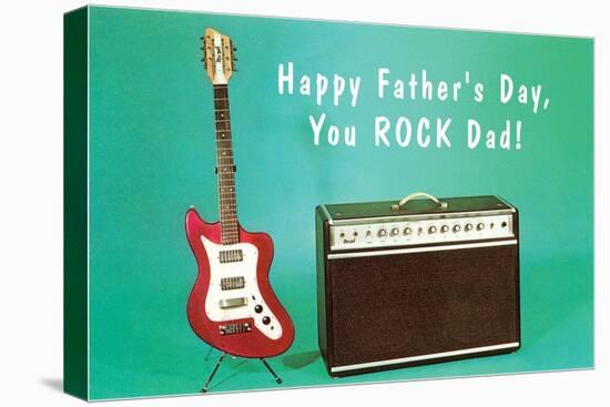 Happy Father's Day, You Rock Dad-null-Stretched Canvas