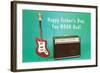 Happy Father's Day, You Rock Dad-null-Framed Art Print
