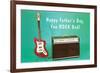Happy Father's Day, You Rock Dad-null-Framed Premium Giclee Print