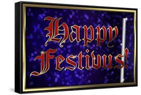 Happy Festivus-null-Framed Stretched Canvas