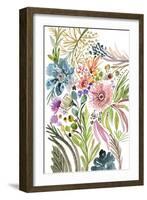 Happy Flowers I-Karen Fields-Framed Art Print