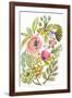 Happy Flowers V-Karen Fields-Framed Art Print