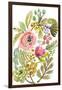 Happy Flowers V-Karen Fields-Framed Art Print