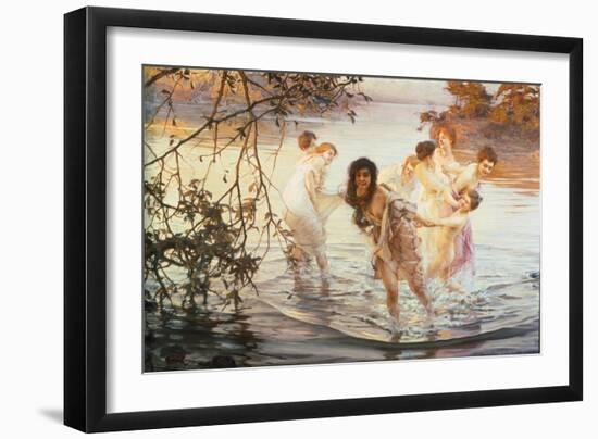 Happy Games, 1899-Paul de Vos-Framed Giclee Print