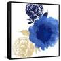 Happy Garden Blue-Bella Dos Santos-Framed Stretched Canvas