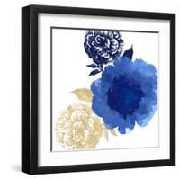 Happy Garden Blue-Bella Dos Santos-Framed Art Print