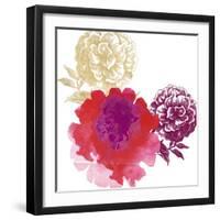 Happy Garden Reds-Bella Dos Santos-Framed Art Print