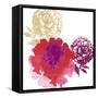 Happy Garden Reds-Bella Dos Santos-Framed Stretched Canvas