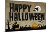 Happy Halloween Holiday Plastic Sign-null-Mounted Premium Giclee Print