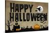 Happy Halloween Holiday Plastic Sign-null-Stretched Canvas