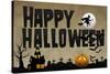 Happy Halloween Holiday Plastic Sign-null-Stretched Canvas