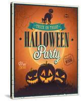 Happy Halloween Party invite-null-Stretched Canvas