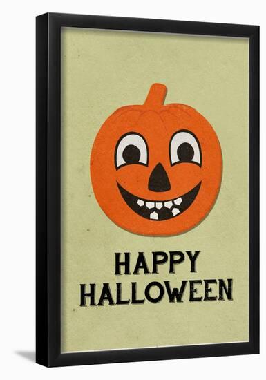 Happy Halloween Retro-null-Framed Poster