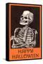 Happy Halloween, Skeleton-null-Framed Stretched Canvas