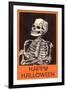 Happy Halloween, Skeleton-null-Framed Art Print