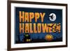 Happy Halloween Spooky Holiday-null-Framed Art Print