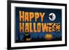 Happy Halloween Spooky Holiday-null-Framed Art Print