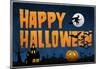 Happy Halloween-null-Mounted Poster