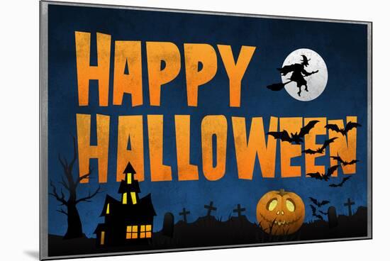 Happy Halloween-null-Mounted Poster