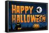 Happy Halloween-null-Framed Stretched Canvas