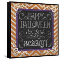 Happy Halloween-Fiona Stokes-Gilbert-Framed Stretched Canvas