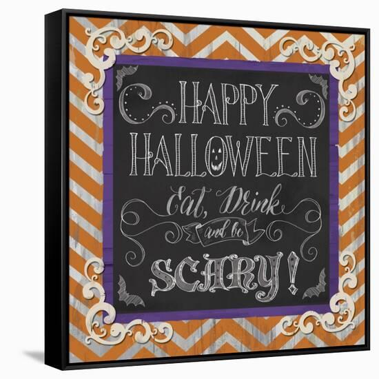 Happy Halloween-Fiona Stokes-Gilbert-Framed Stretched Canvas