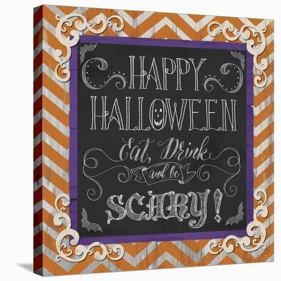 Happy Halloween-Fiona Stokes-Gilbert-Stretched Canvas